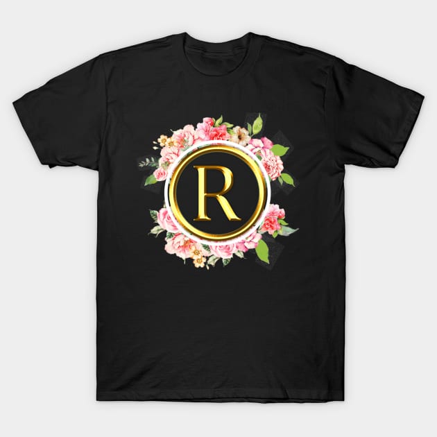 Letter R Shirt Alphabet Letter R Different Colors T-Shirt by EmmaShirt